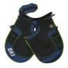 DELANTAL EKI FIBRA AZUL CON VERDE